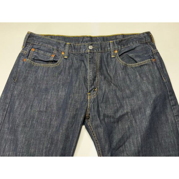 Levi's 569 Men's Loose Straight Fit Blue Denim Jeans - Size 38x31 - Picture 3 of 7